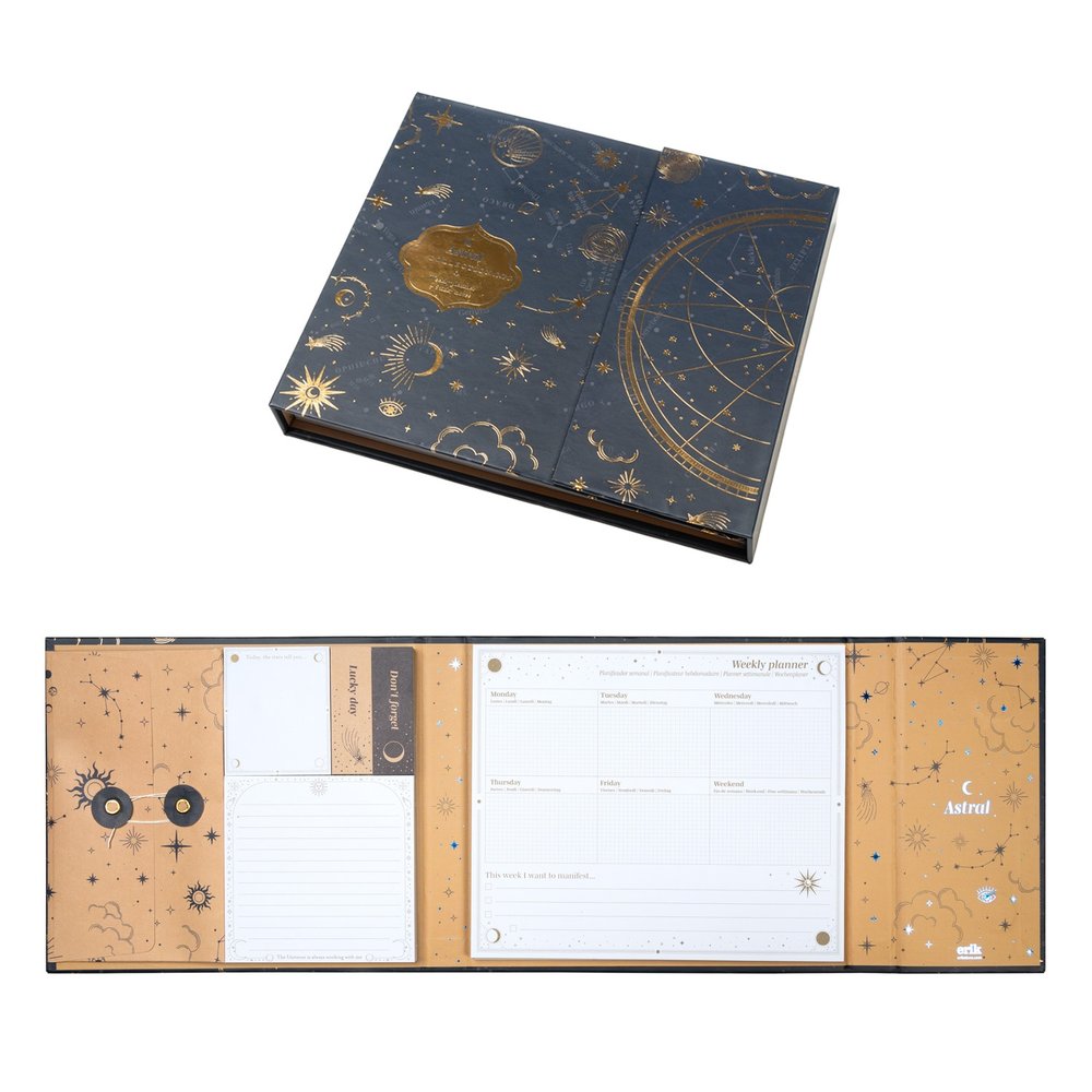 Grupo Erik - Astral Weekly With PostIt Notes Planificateur/Organisateur - Multicolore